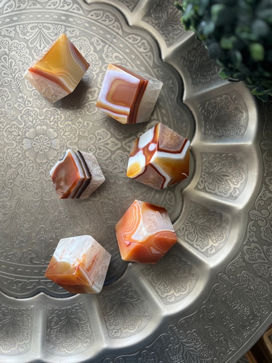 Carnelian cube - Picture 7 of 7